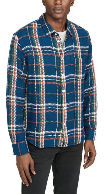 Corridor Plaid Long Sleeve Flannel Shirt