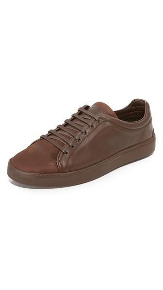 Rag Bone Kent Matte Leather Sneakers