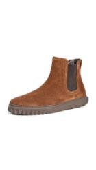 Salvatore Ferragamo Talos Suede Sneaker Boots