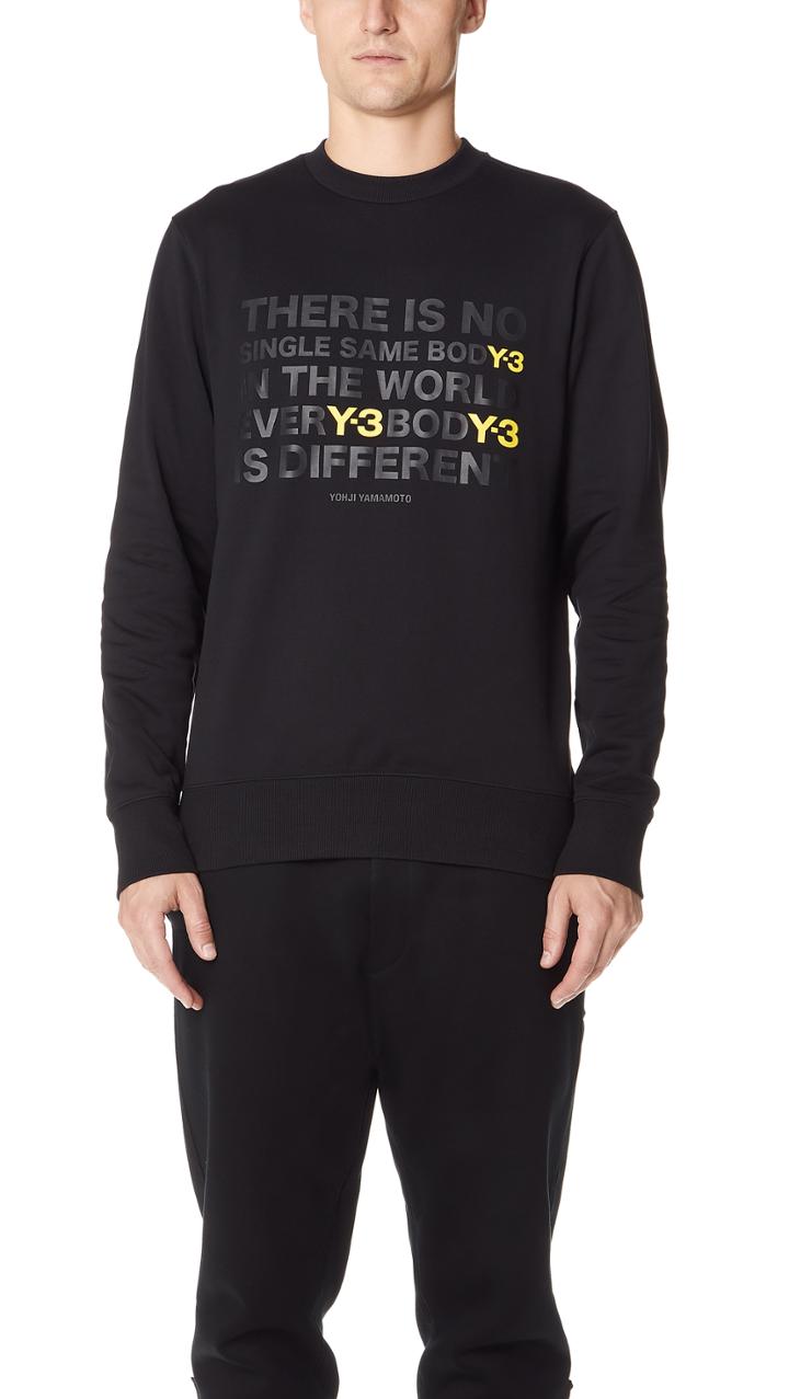 Y 3 M Artwork Crew Sweater