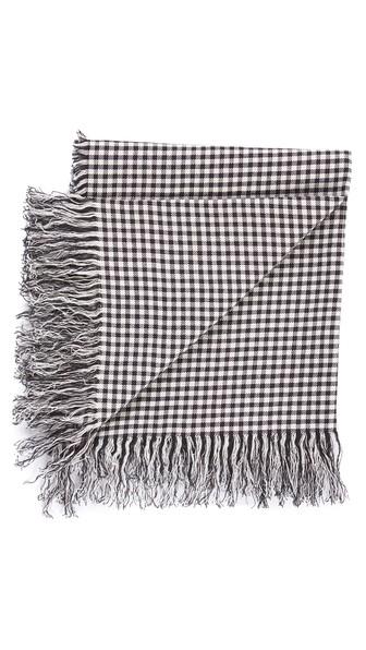 Our Legacy Linen Gingham Scarf