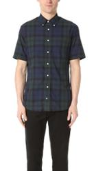 Gitman Vintage Short Sleeve Blackwatch Madras Shirt