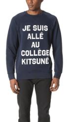 Maison Kitsune Je Suis Alle Sweatshirt