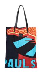 Ps Paul Smith Fast Cheetah Flag Tote Bag