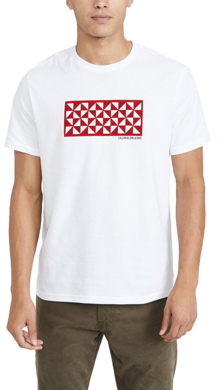 Calvin Klein Jeans Quilted Kaleidoscope Tee