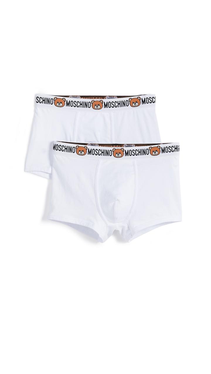Moschino Jersey Stretch Bear 2 Pack Briefs
