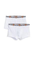 Moschino Jersey Stretch Bear 2 Pack Briefs