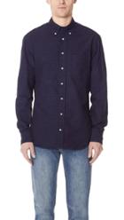 Gitman Vintage Long Sleeve Pin Dot Shirt