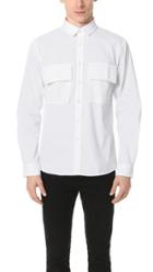 Public School Craw Long Sleeve Button Up Shirt