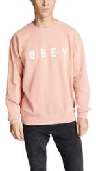 Obey Pigment Fleece Crewneck Sweatshirt