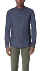 Theory Zack Indigo Shirt