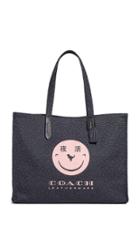 Coach 1941 X Yeti Out Smiley Face Tote 42 Bag