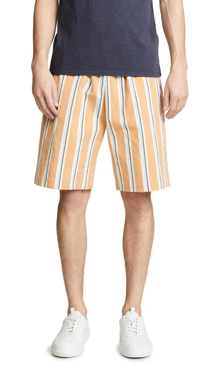 Tomorrowland Striped Easy Shorts