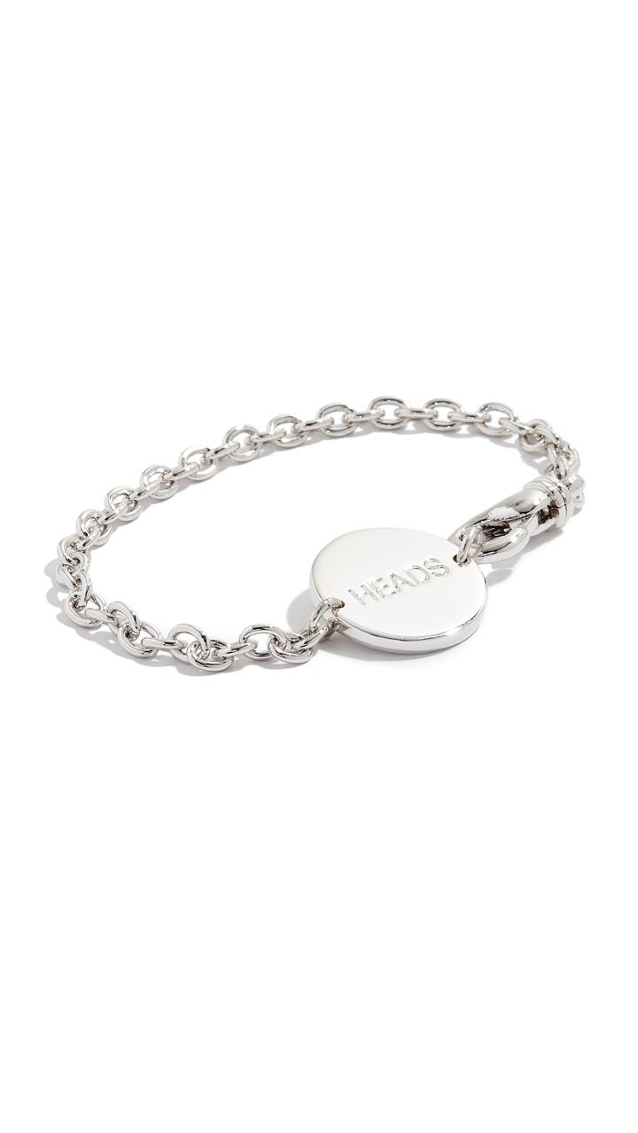 A P C Heads Tails Bracelet