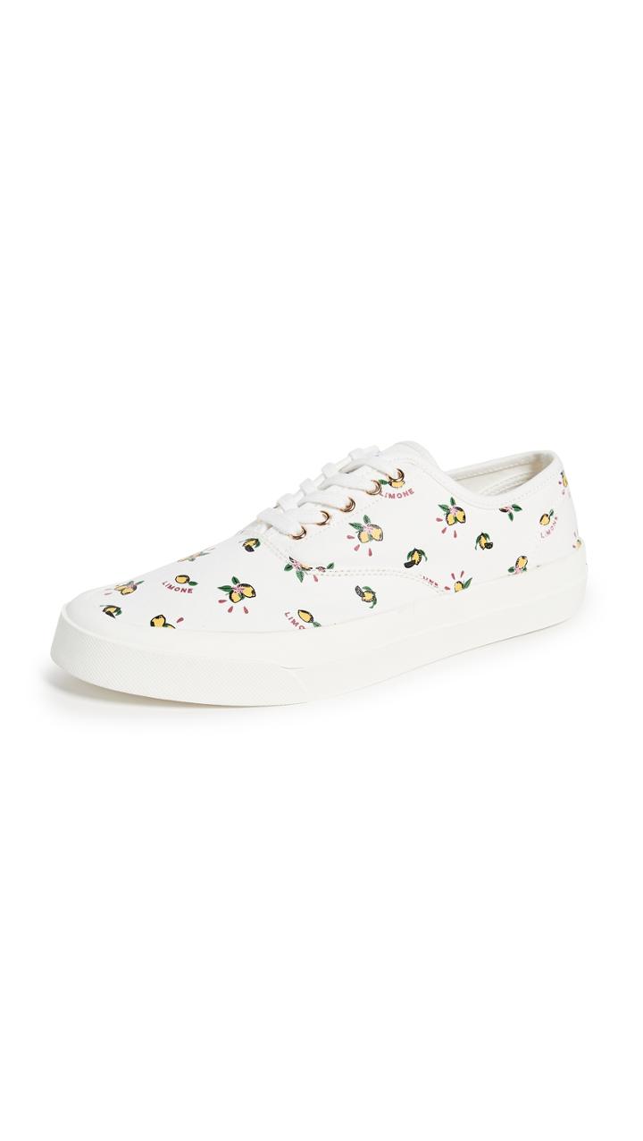 Maison Kitsune Allover Lemon Sneakers