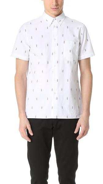 Ps By Paul Smith Short Sleeve Parrot Shirt