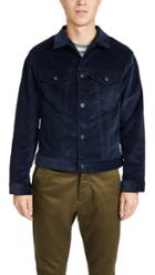 Naked Famous Indigo Corduroy Denim Jacket