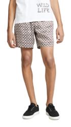 Tres Bien Paisley Satin Sport Shorts