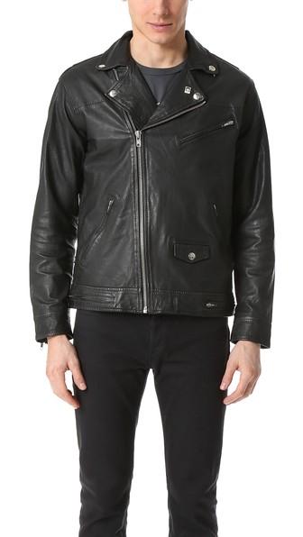 Obey Bastards Leather Jacket