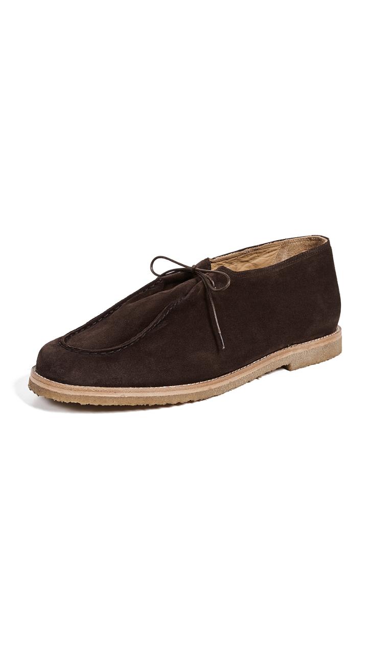 Soloviere Nico Suede Lace Up Shoes