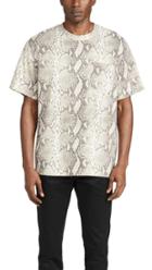 Alexander Wang Snakeskin All Over Printed Tee
