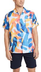 Double Rainbouu Balearic Beat Print Hawaiian Shirt