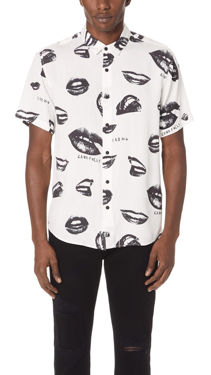 Ksubi Read My Lips Short Sleeve Shirt