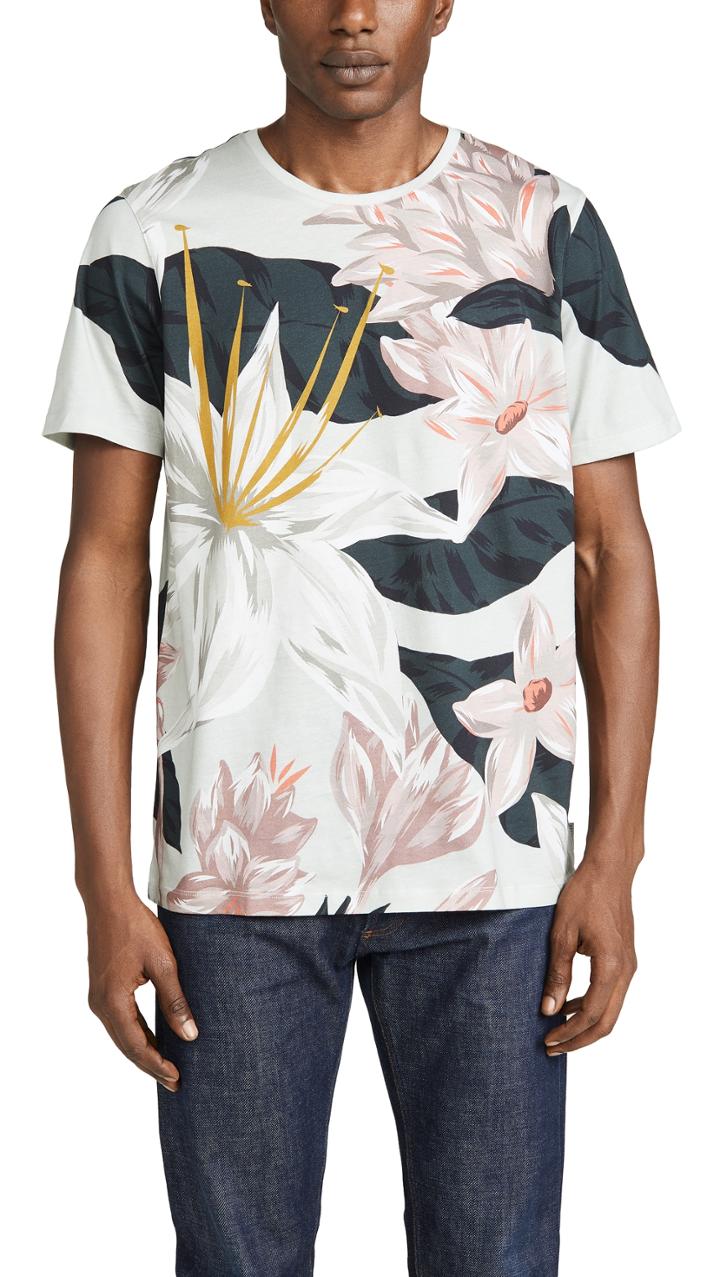Ted Baker Litwork Floral T Shirt