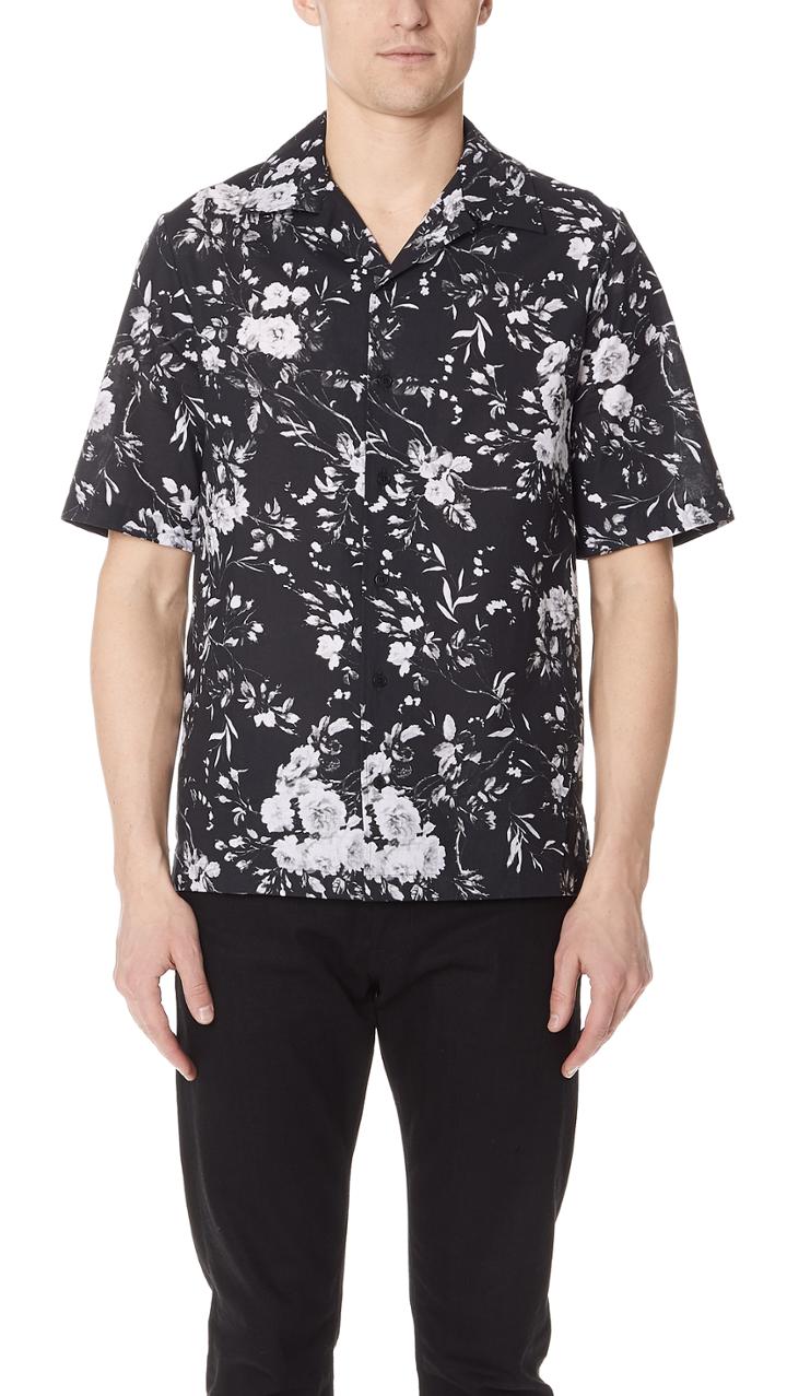 Mcq Alexander Mcqueen Floral Billy Shirt