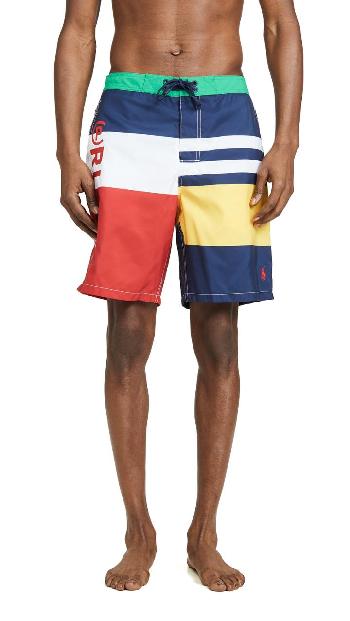 Polo Ralph Lauren Colorblock Swim Trunks