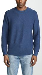 J Crew Cotton Garter Crew Neck Sweater
