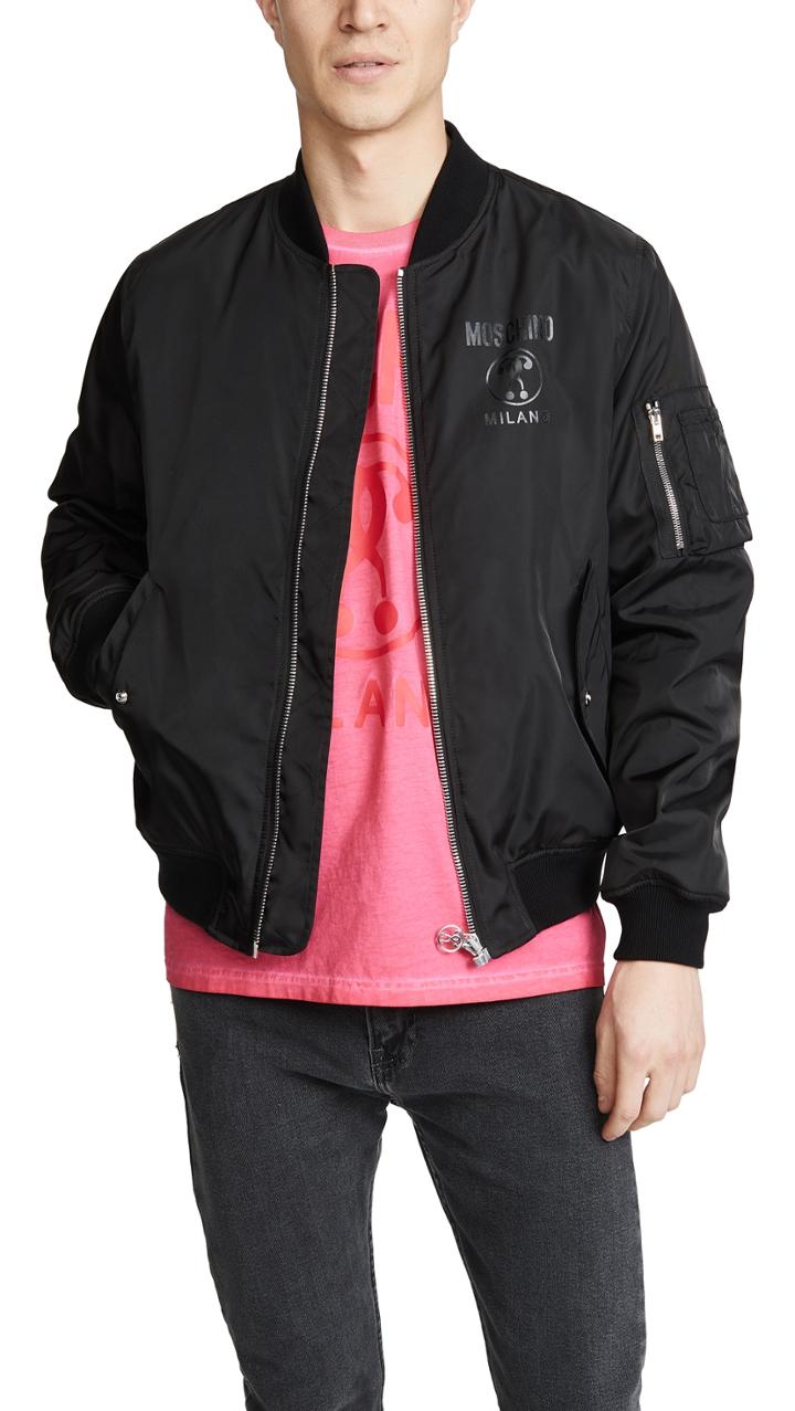 Moschino Tonal Bomber Jacket