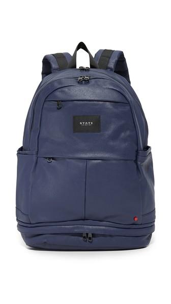 State Lenox Coated Canvas Backpack