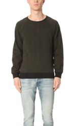 Billy Reid Dawson Reversible Crew Sweatshirt
