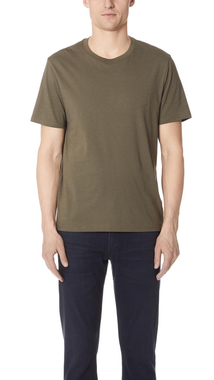 Vince Pima Cotton Crew Neck Tee