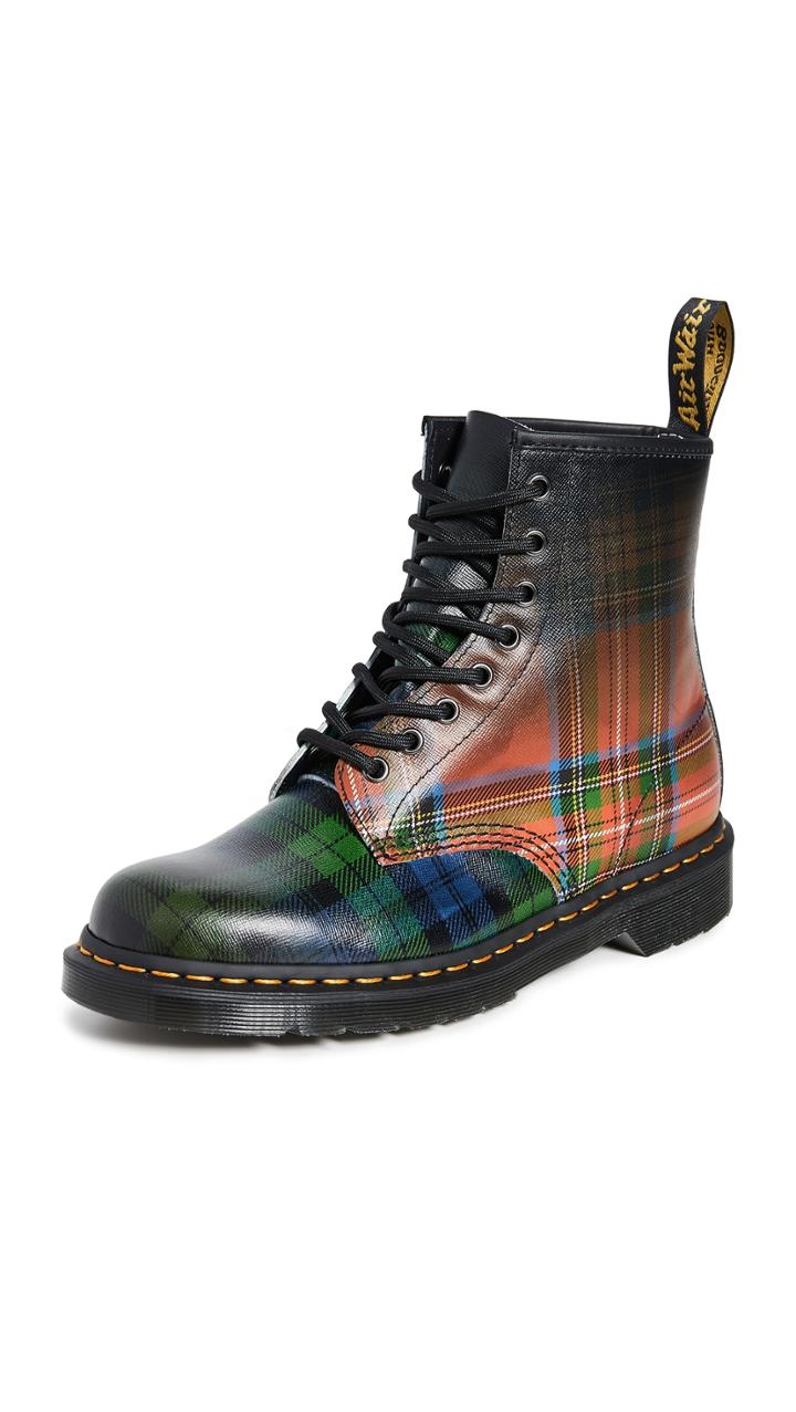 Dr Martens 1460 Tartan 8 Eye Boots