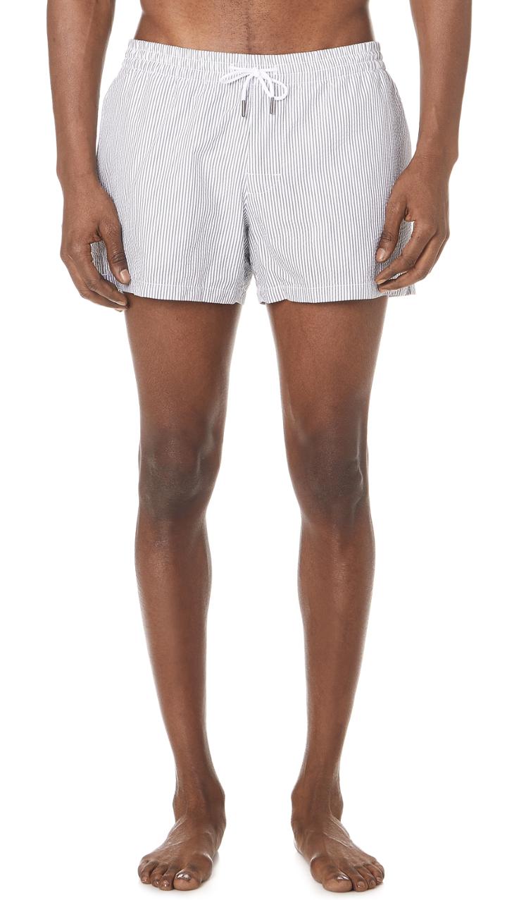 Club Monaco Arlen Seersucker Trunks