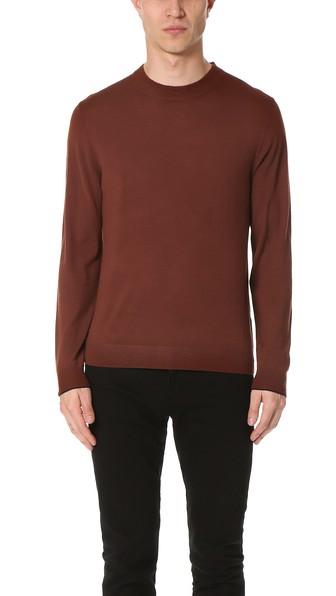 Ps By Paul Smith Merino Wool Crew Neck Sweater