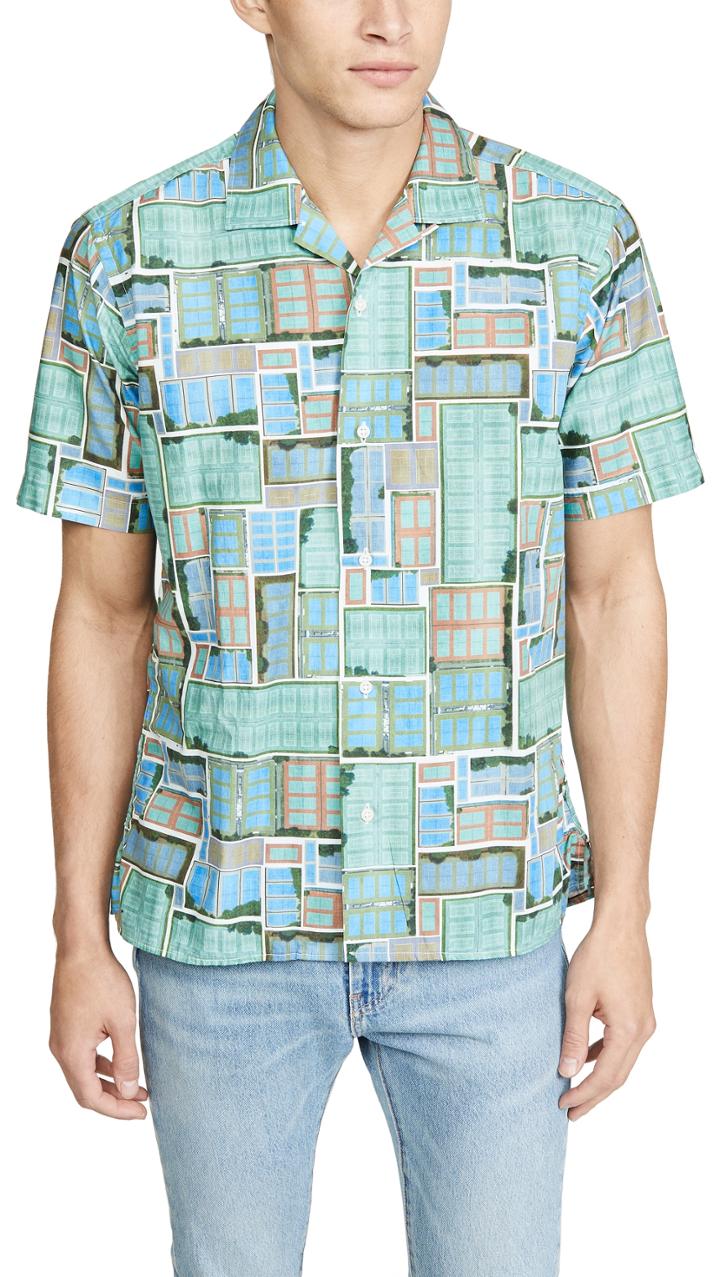 Gitman Vintage Tennis Court Button Down Shirt