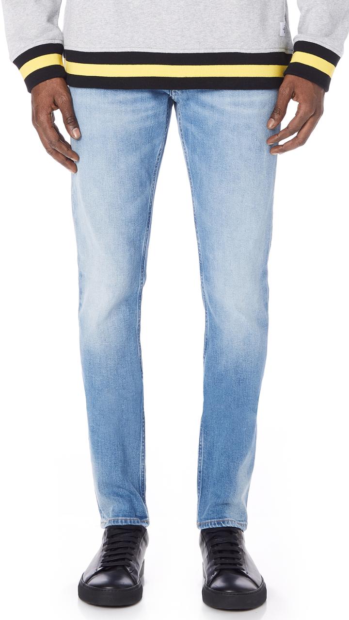 Calvin Klein Jeans Slim Roxy Blue Destroyed Jeans