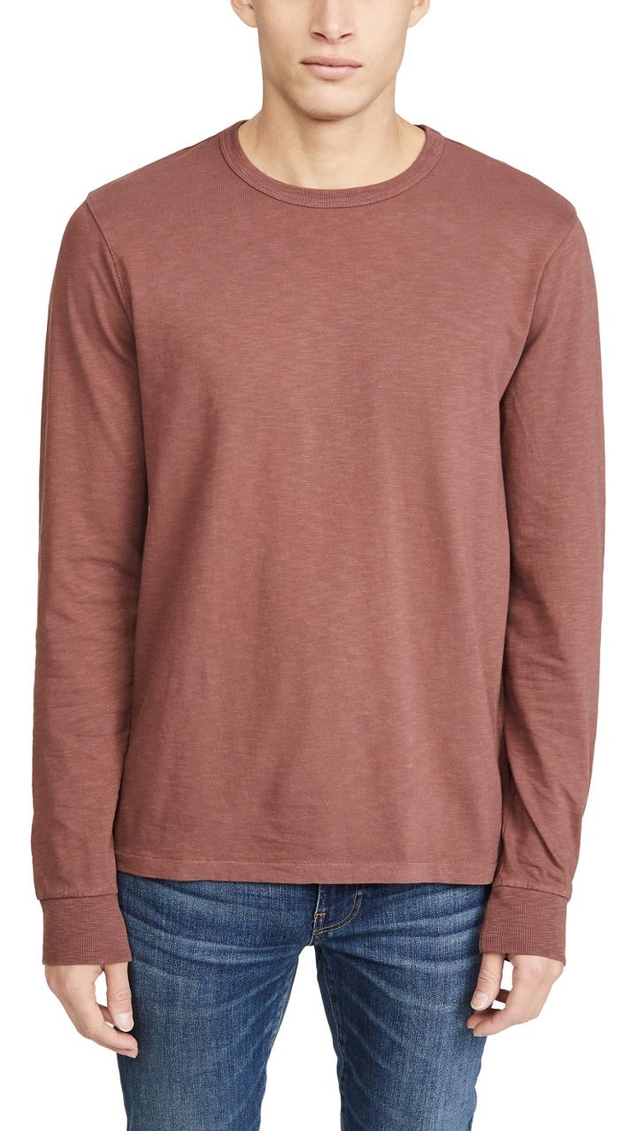 Madewell S Bound Collar Long Sleeve T Shirt