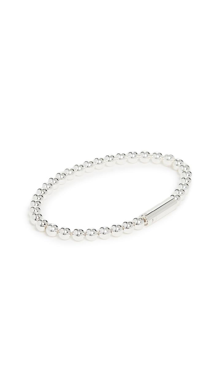 Le Gramme 25 Grammes Polished Beads Bracelet