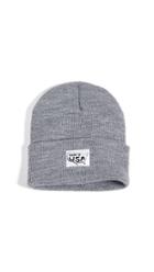 Save Khaki Printed Made In Cuff Beanie Hat