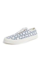 Maison Kitsune Allover Rectangle Sneakers