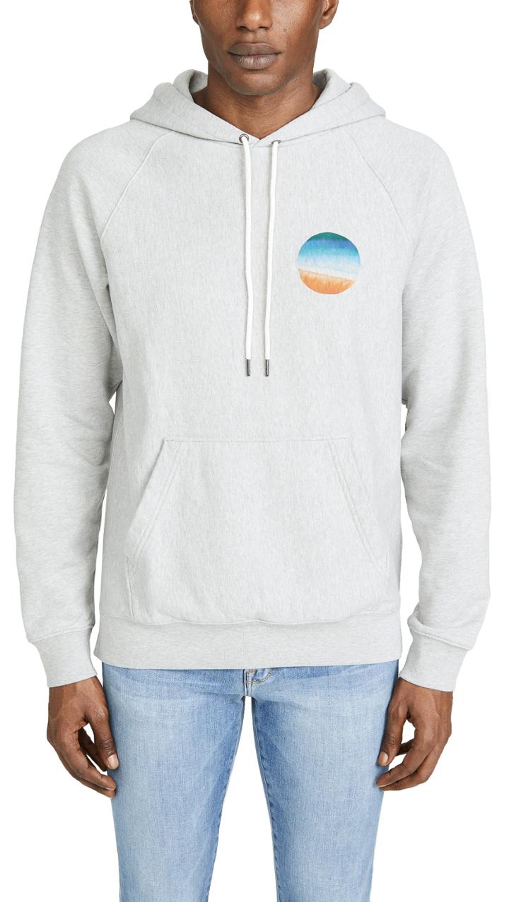 Frame Sunset Print Hooded Sweatshirt
