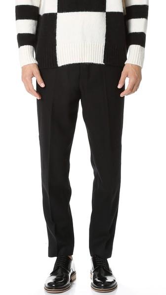 Ami Carrot Fit Wool Trousers