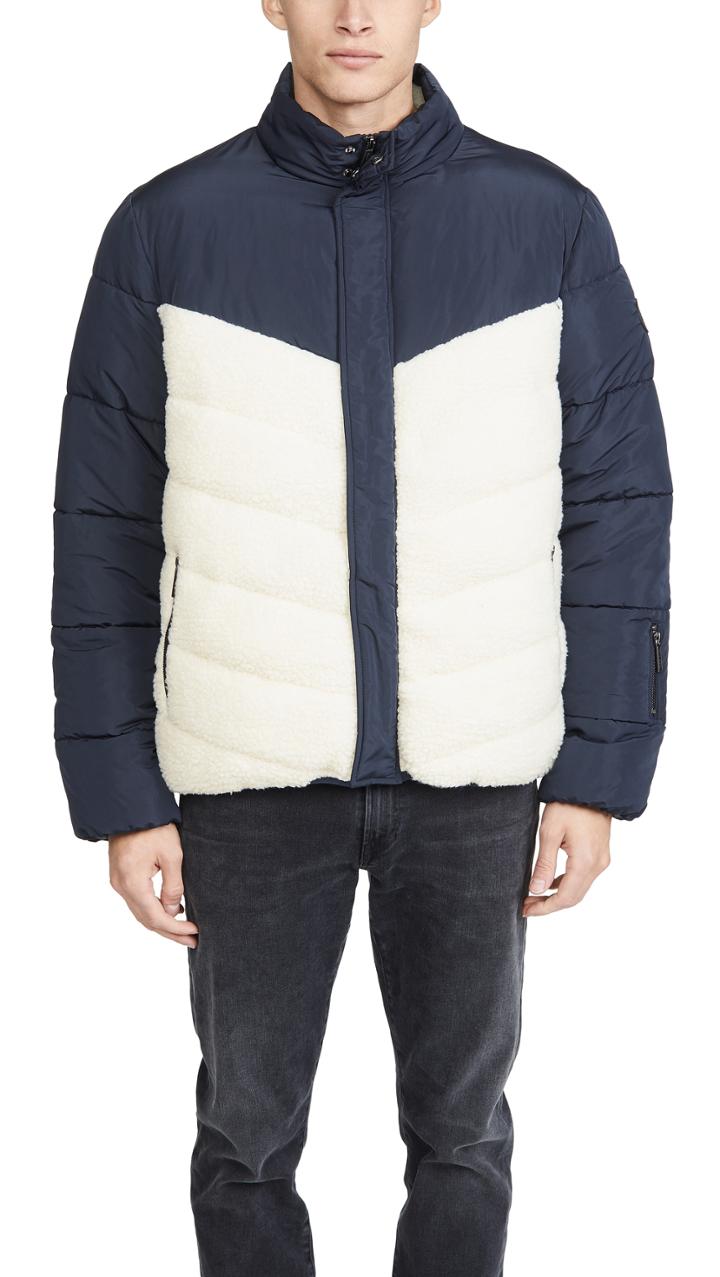 Native Youth Gotland Two Tone Puffer Jacket