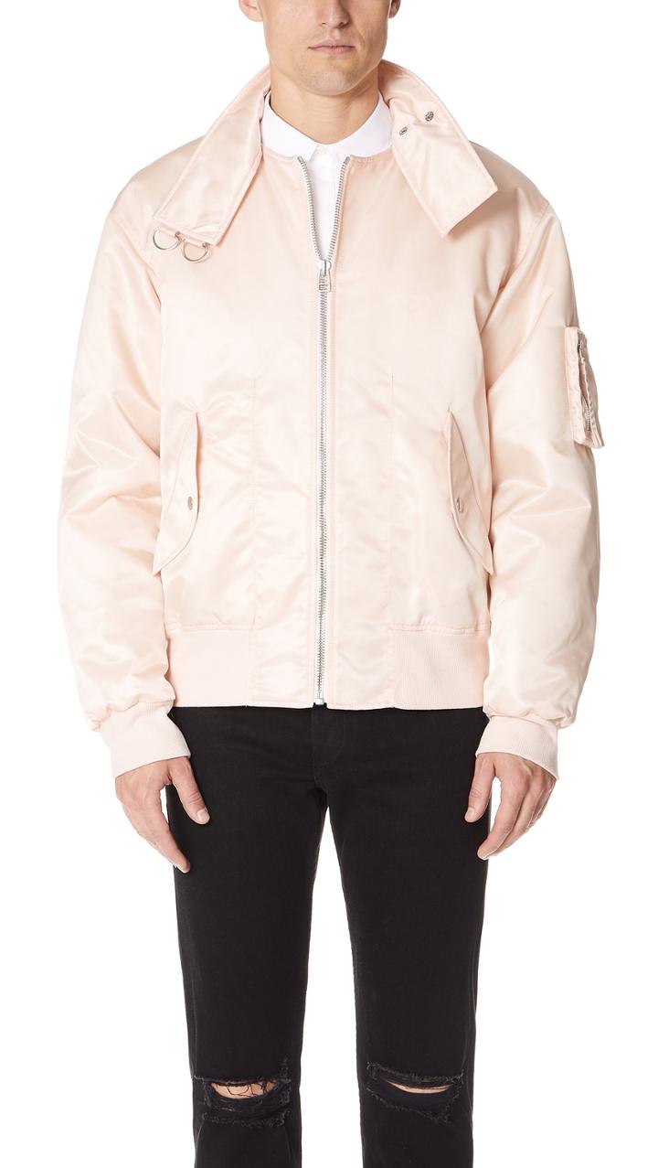 Helmut Lang Panel Neck Bomber Jacket