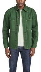 Lemaire Garment Dyed Denim Overshirt