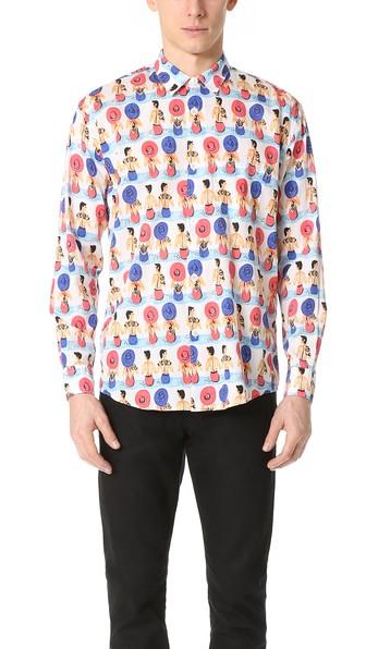 Our Legacy Initial Beach Print Shirt